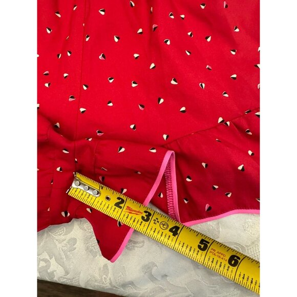 Victoria’s Secret‎ Size Small Red Romper Hearts Sexy Pajamas - Picture 10 of 10